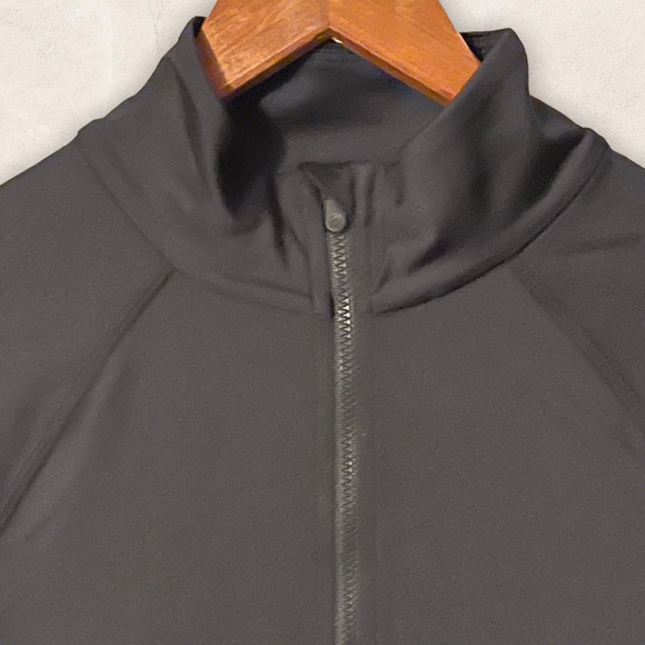 NWT Zella Mock-Neck Full-Zip Jacket, Jet Black | S (7/8) - Picture 6 of 14